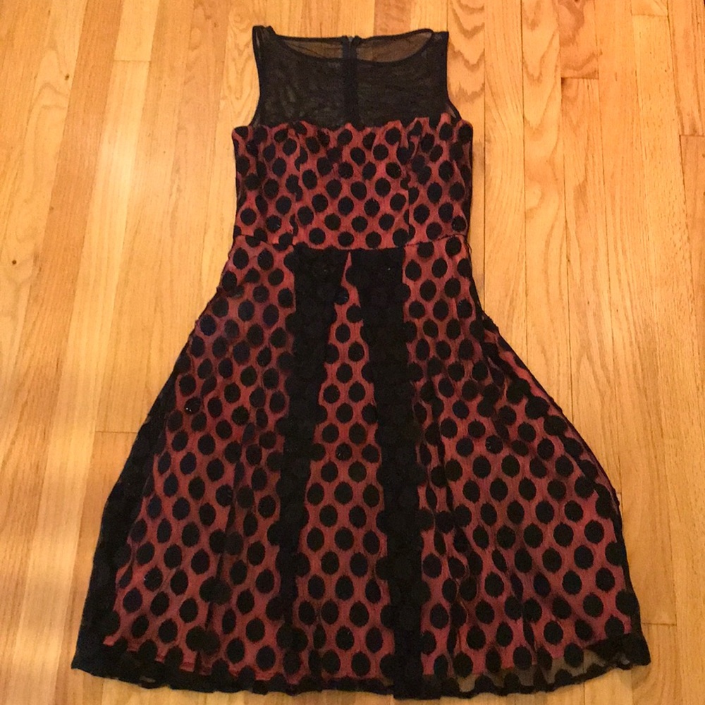 JS Boutique Black/Red Cocktail Dress